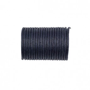 COTTON WAXED CORD 1,5MM - NAVY BLUE