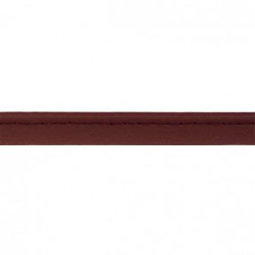 FAUX LEATHER PIPING 9MM - BORDEAUX