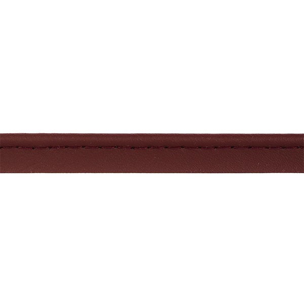 FAUX LEATHER PIPING 9MM - BORDEAUX