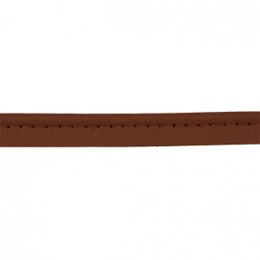 FAUX LEATHER PIPING 9MM - TOBACCO