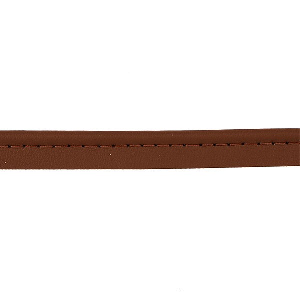 FAUX LEATHER PIPING 9MM - TOBACCO