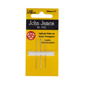 LEATHER NEEDLES WITH TRIANGULAR POINT MIS 3/7