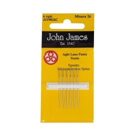 LARGE EYE NEEDLES WITH BLUNT POINT TAPESTRY MIS 26