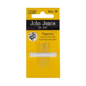 LARGE EYE NEEDLES WITH BLUNT POINT TAPESTRY MIS 28