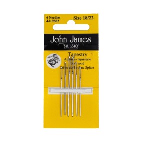 LARGE EYE NEEDLES WITH BLUNT POINT TAPESTRY MIS 18/22