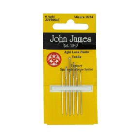 LARGE EYE NEEDLES WITH BLUNT POINT TAPESTRY MIS 24/26