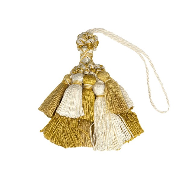 RIVIERA KEY TASSEL - BEIGE-YELLOW