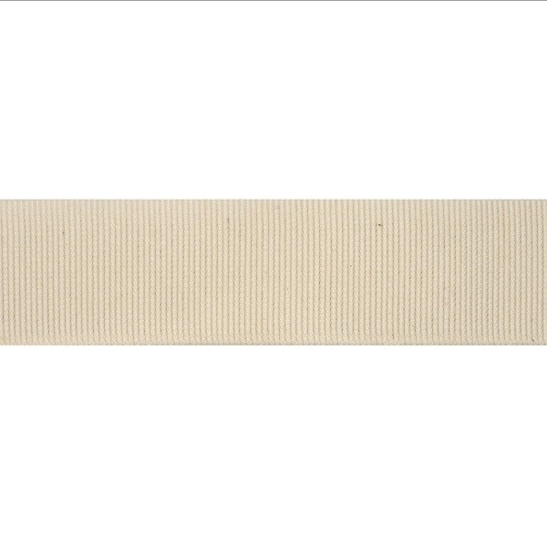 COTTON-ACETATE GROSGRAIN RIBBON - CREAM