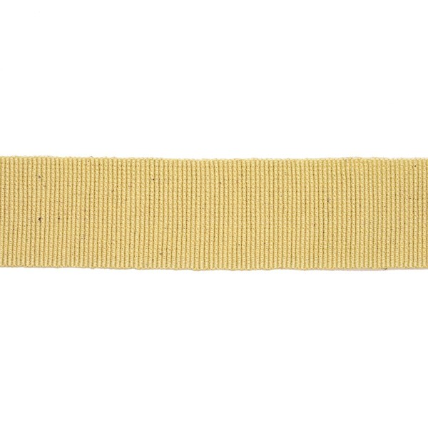 COTTON-ACETATE GROSGRAIN RIBBON - YELLOW HAY