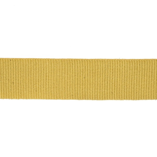 COTTON-ACETATE GROSGRAIN RIBBON - GOLD