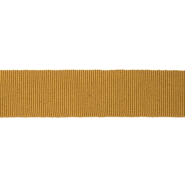 COTTON-ACETATE GROSGRAIN RIBBON - COGNAC