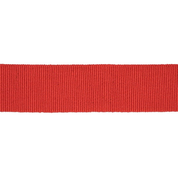 COTTON-ACETATE GROSGRAIN RIBBON - CORAL