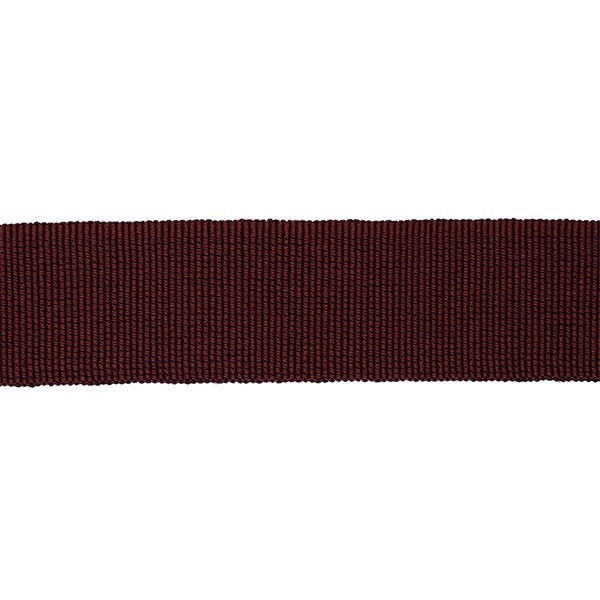 COTTON-ACETATE GROSGRAIN RIBBON - BORDEAUX