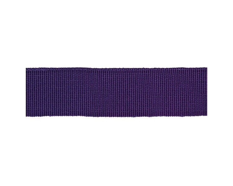 COTTON-ACETATE GROSGRAIN RIBBON - PURPLE