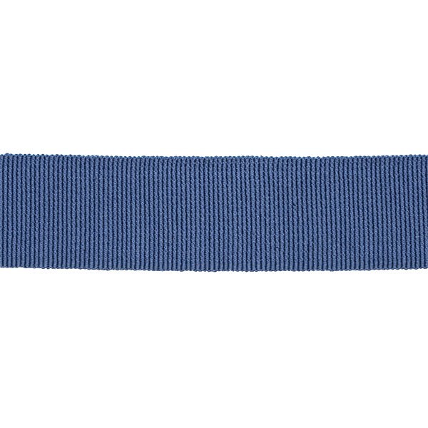 COTTON-ACETATE GROSGRAIN RIBBON - BLUE BACKGROUND