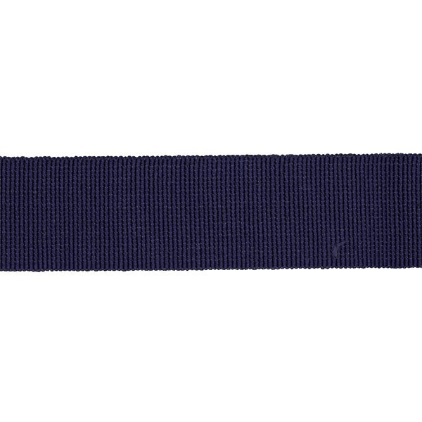 COTTON-ACETATE GROSGRAIN RIBBON - ABYSS BLUE