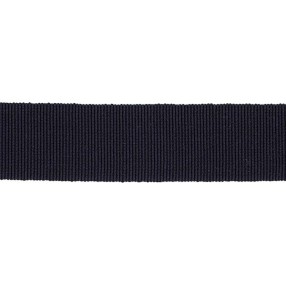 COTTON-ACETATE GROSGRAIN RIBBON - NAVY BLUE