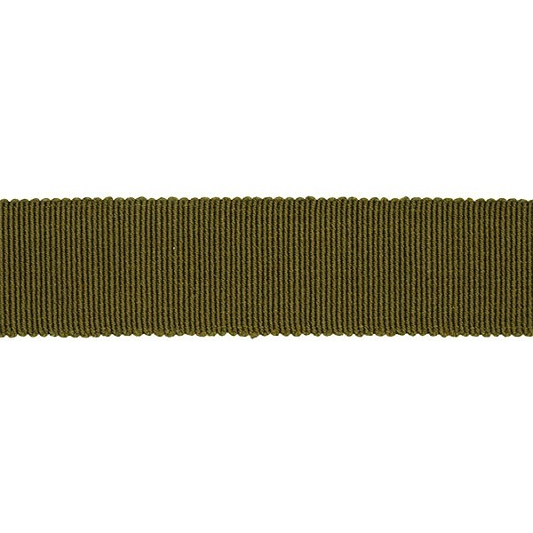 COTTON-ACETATE GROSGRAIN RIBBON - OLIVE