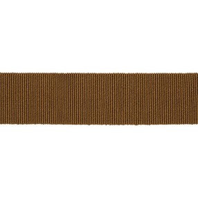 COTTON-ACETATE GROSGRAIN RIBBON - LEATHER