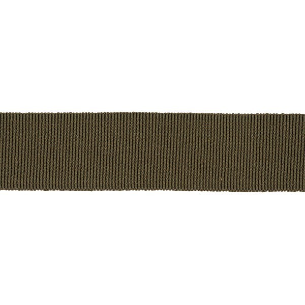 COTTON-ACETATE GROSGRAIN RIBBON - CHOCOLATE