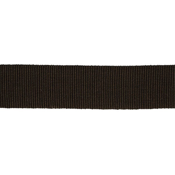 COTTON-ACETATE GROSGRAIN RIBBON - DARK BROWN