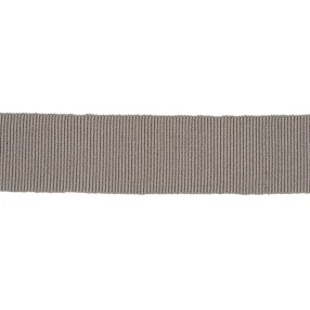 COTTON-ACETATE GROSGRAIN RIBBON - GREY ATMOSPHERE