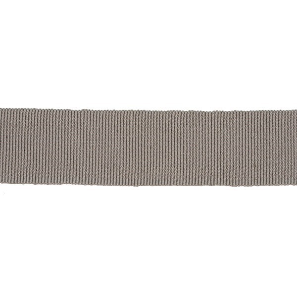 COTTON-ACETATE GROSGRAIN RIBBON - GREY ATMOSPHERE