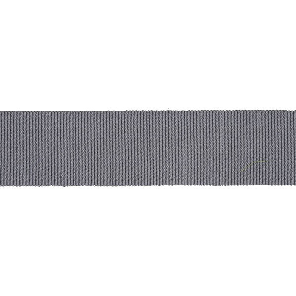 COTTON-ACETATE GROSGRAIN RIBBON - IRON GREY