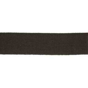 COTTON-ACETATE GROSGRAIN RIBBON - MOUSE GREY