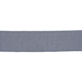 COTTON-ACETATE GROSGRAIN RIBBON - ALUMINIUM