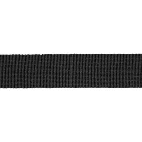 COTTON-ACETATE GROSGRAIN RIBBON - SMOKE GREY