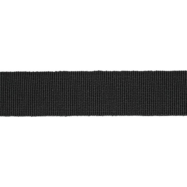 COTTON-ACETATE GROSGRAIN RIBBON - SMOKE GREY