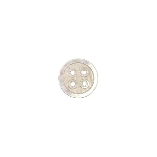 4-HOLES AUSTRALIA MOTHER OF PEARL BUTTON - WHITE