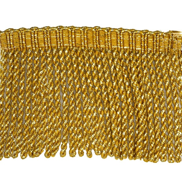 MIX METALLIC  BULLION FRINGE FOR THEATRE CURTAIN - GOLD