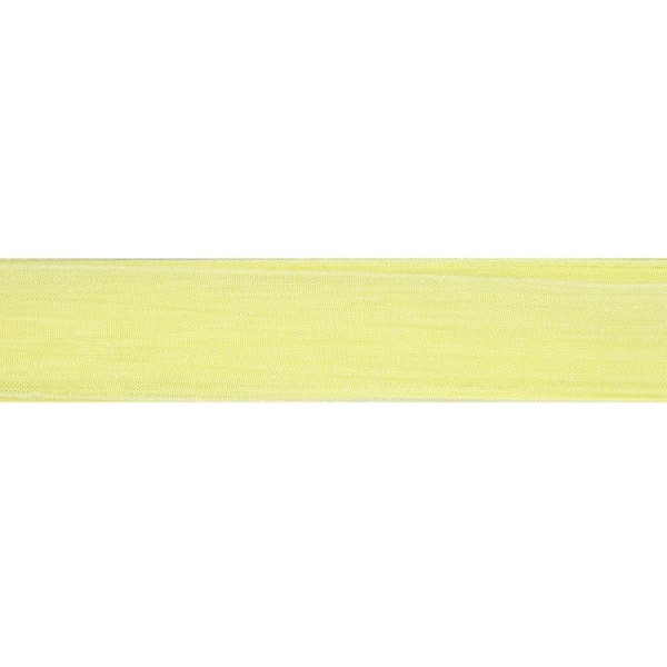 NASTRO ORGANZA - GIALLO LIMONE