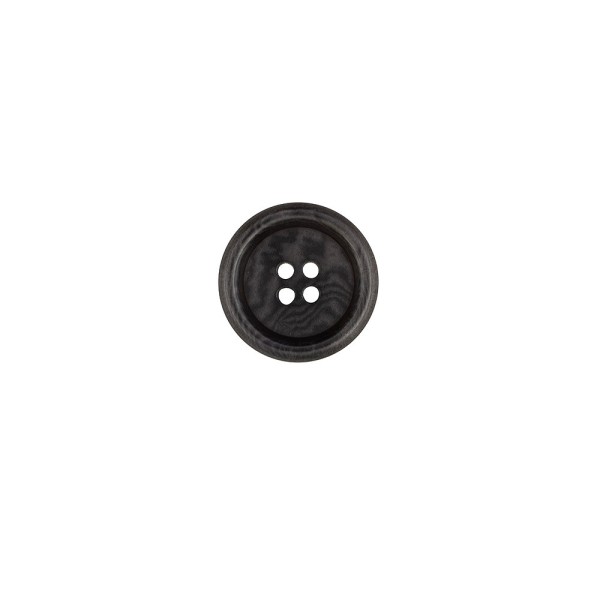 4-HOLES COROZO BUTTON - GREY