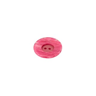 2-HOLE POLYESTER BUTTON - PINK SHOCKING