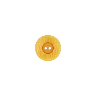 2-HOLES POLYESTER BUTTON - YELLOW