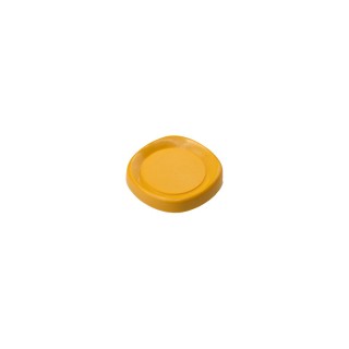 POLYESTER BUTTON WITH SHANK - YELLOW