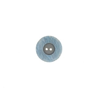 2-HOLES POLYESTER BUTTON - SKY BLU