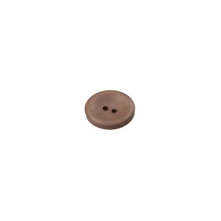 2-HOLE POLYESTER BUTTON - VALNUT