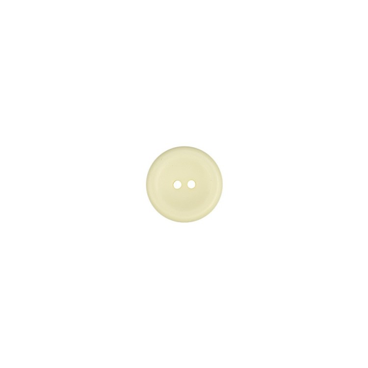 2-HOLE POLYESTER BUTTON - IVORY