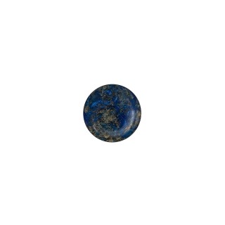 MARBLED BUTTON WITH TUNNEL SHANK - BLUE