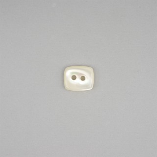 2-HOLES AUSTRALIA MOTHER OF PEARL BUTTON - WHITE