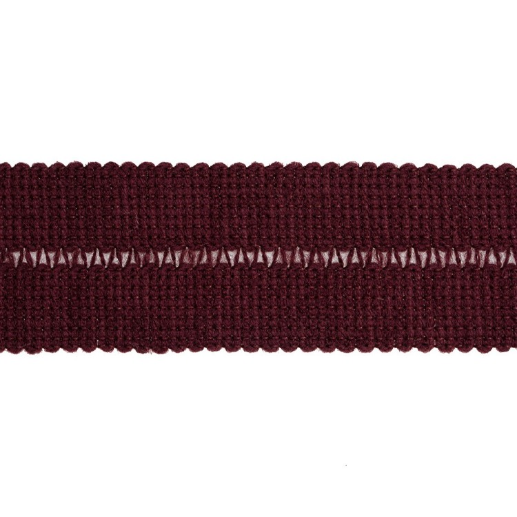 ACRYLIC KNIT BINDER TAPE 30MM - BURGUNDY