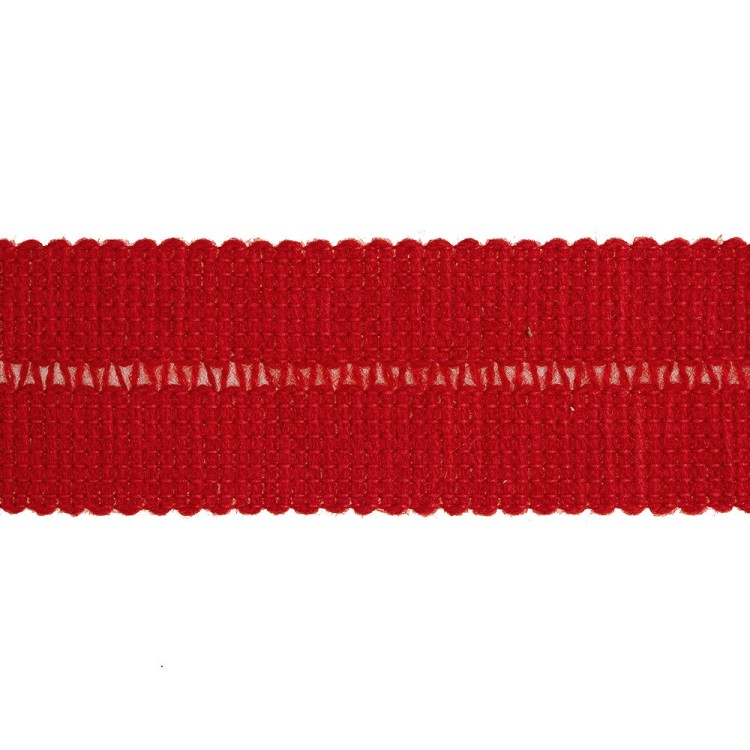 ACRYLIC KNIT BINDER TAPE 30MM - RED