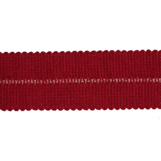 ACRYLIC KNIT BINDER TAPE 30MM - CARDINAL ROUGE