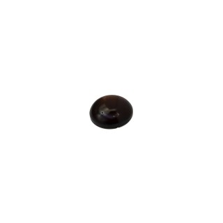 PEARL HALF BALL BUTTON WITH SHANK - DARK BROWN