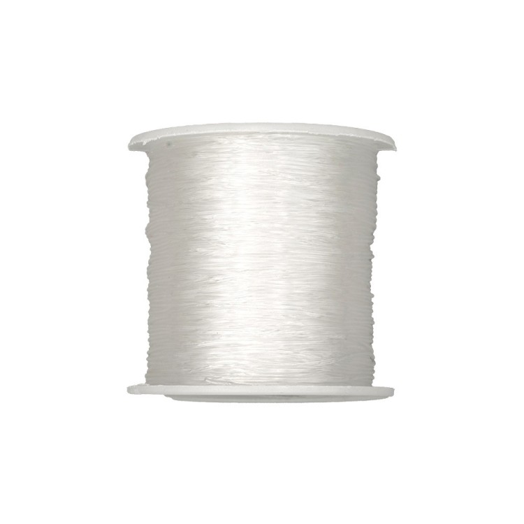 FILO ELASTICO TRASPARENTE 1MM - BIANCO