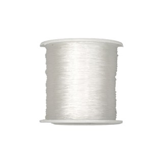 FILO ELASTICO TRASPARENTE 0,80MM - BIANCO